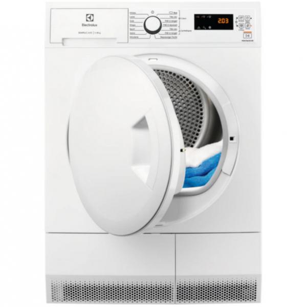 Electrolux - Sèche-linge pompe à chaleur avec condenseur 60cm 8kg blanc - edhf2812wc - ELECTROLUX