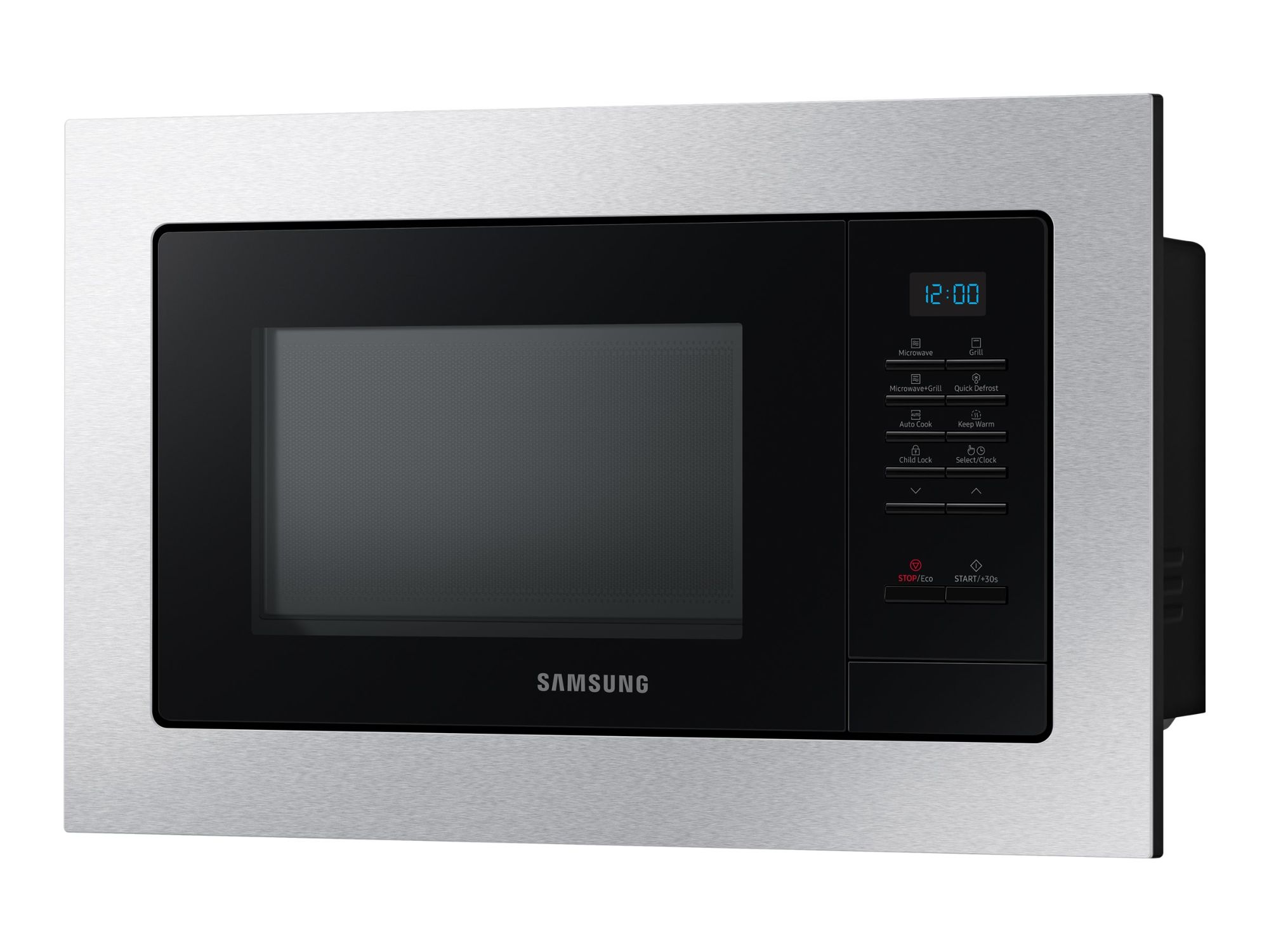 Samsung MG20A7013CT - Four micro-ondes grill - intégrable - 20 litres - 850 Watt - inox