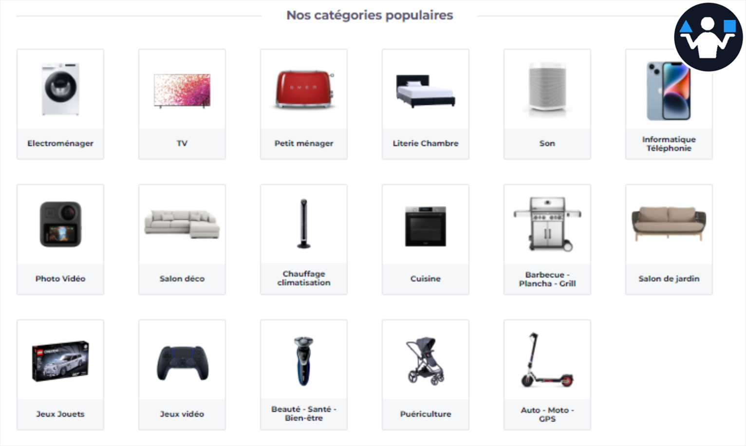 catégories produits Ubaldi.com